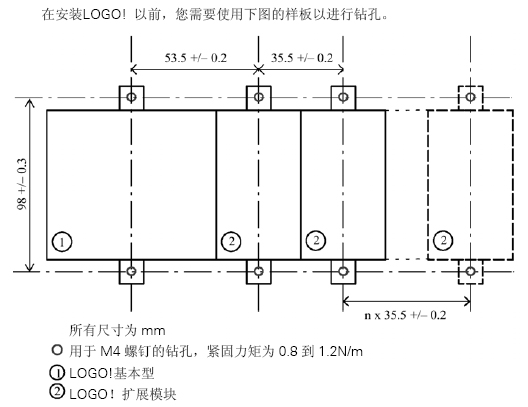 SIEMENS+6ED1 052-1CC01-0BA6型主机+安装方式4